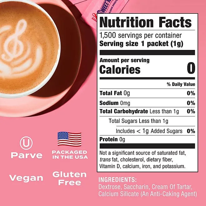 Sweet'N Low Zero-Calorie Sweetener Packets, 1,500 ct. 3