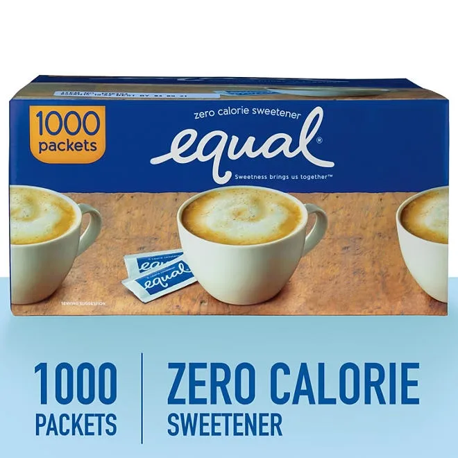 Equal Zero Calorie Sweetener Packets, 1,000 ct. 2