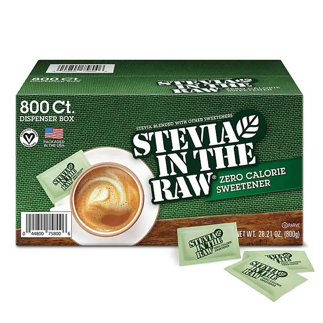 Stevia In The Raw Plant-Based Zero Calorie Sweetener Packets, 800 ct. 2