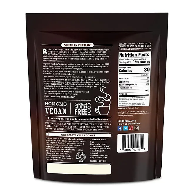 Sugar in the Raw Turbinado Cane Sugar, 6 lbs. 4