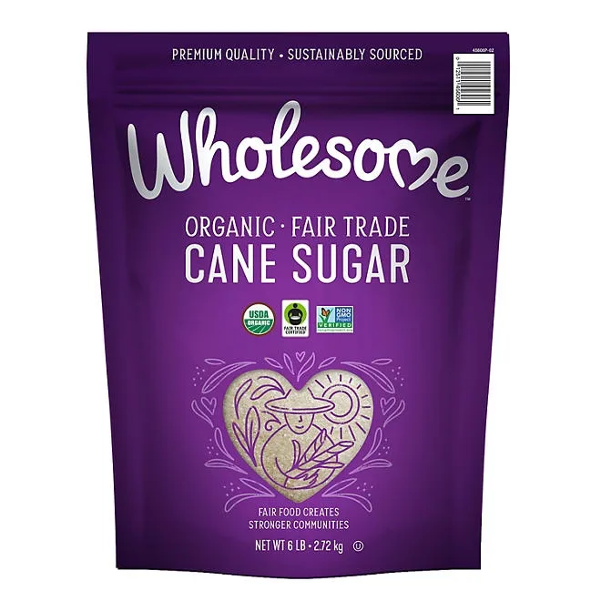 Wholesome Organic Cane Sugar, 6 lbs. 2
