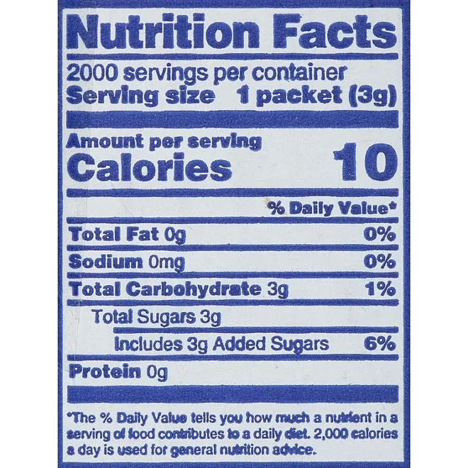 C&H Pure Cane Sugar Packets, 2000 ct. 5