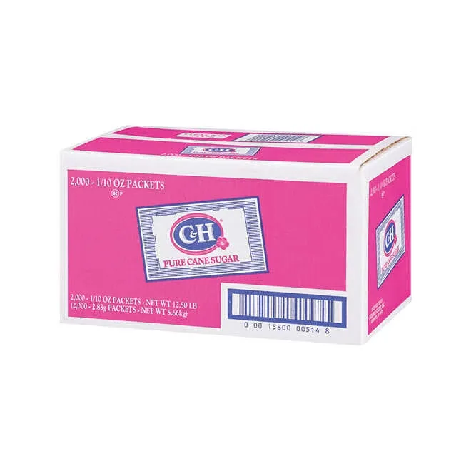 C&H Pure Cane Sugar Packets, 2000 ct. 2