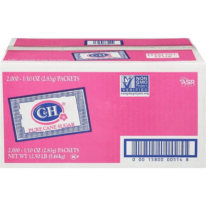 C&H Pure Cane Sugar Packets, 2000 ct. 3