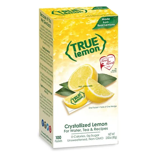 True Lemon Crystallized Lemon Packets, 100 ct. 3
