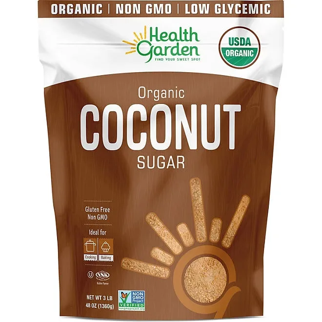 Health Garden Organic Coconut Sugar, 3 lbs. 2