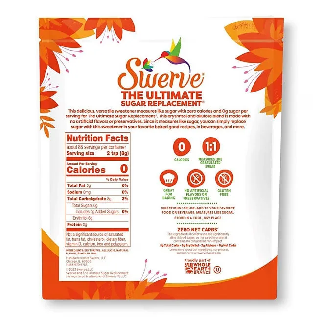 Swerve Granular Sugar Replacement, 24 oz. 3