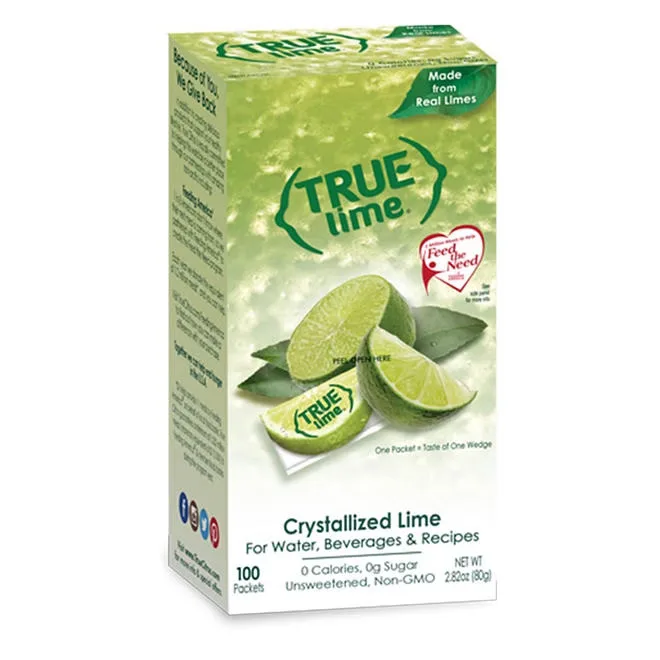 True Lime Crystallized Lime Packets, 100 ct. 2