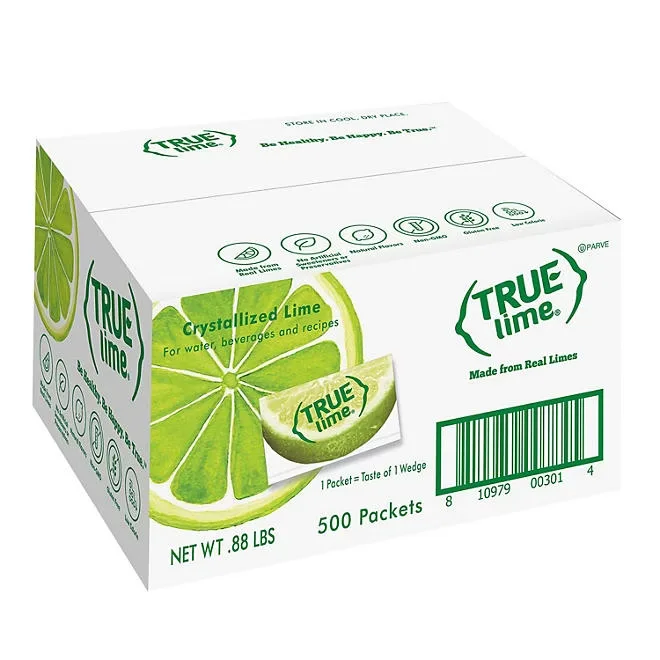 True Lime Crystallized Lime Packets, 500 ct. 2