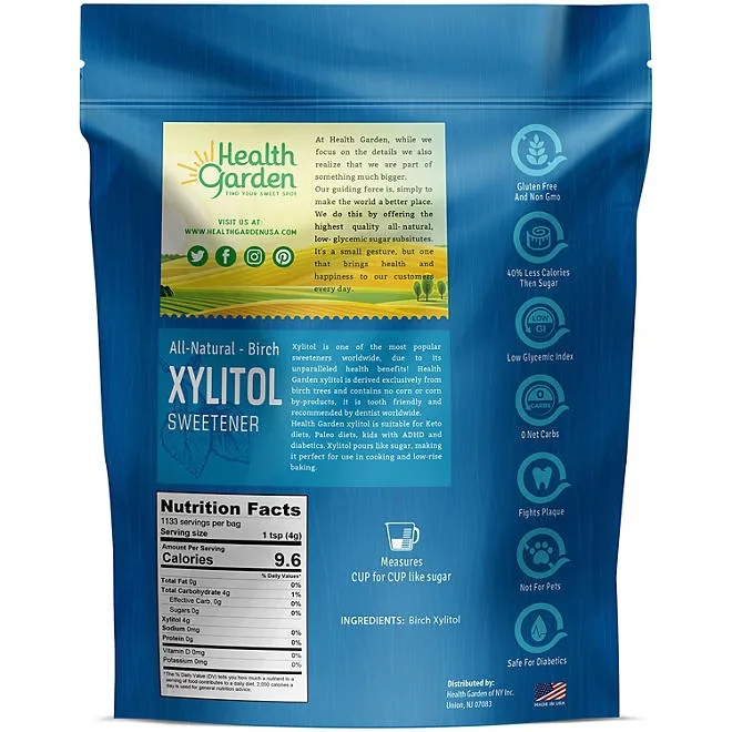 Health Garden Birch Xylitol, 10 lb. 3