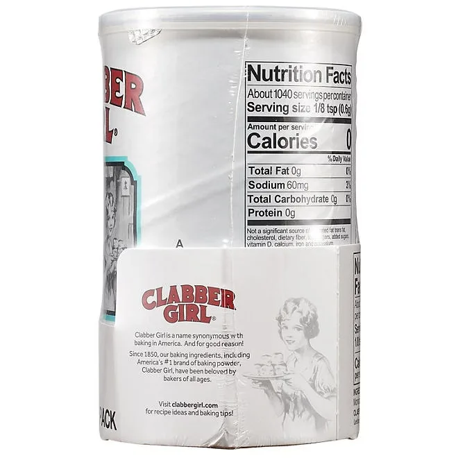 Clabber Girl Baking Powder, 22 oz., 2 pk. 4