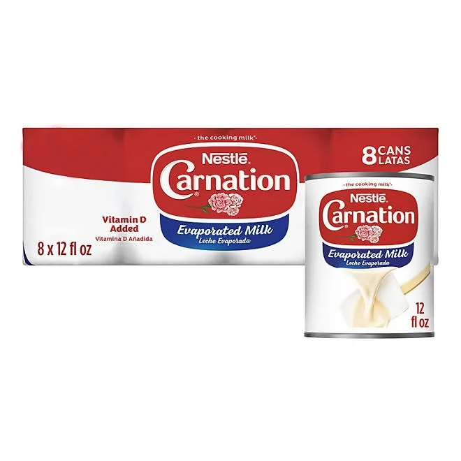 Carnation Evaporated Milk, 12 fl. oz. cans, 8 pk. 2