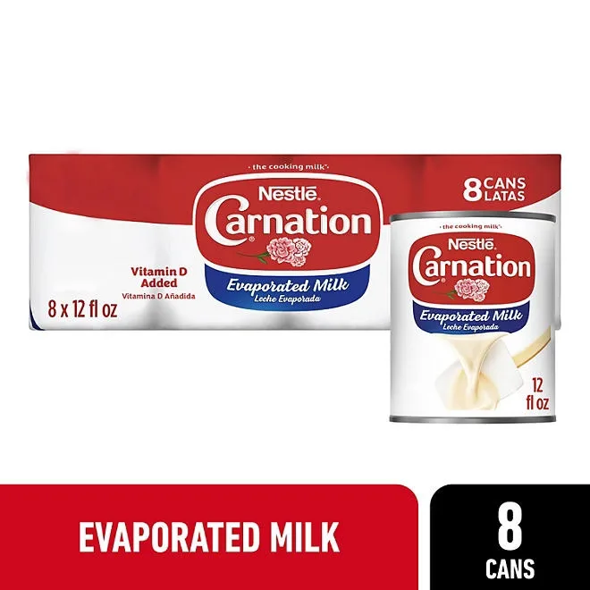 Carnation Evaporated Milk, 12 fl. oz. cans, 8 pk. 3