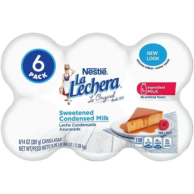 Nestle La Lechera Sweetened Condensed Milk, 14 oz., 6 pk. 5