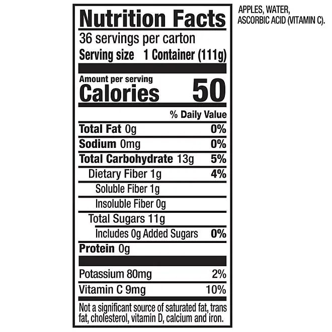 Mott's Natural Applesauce, 36 ct. 3