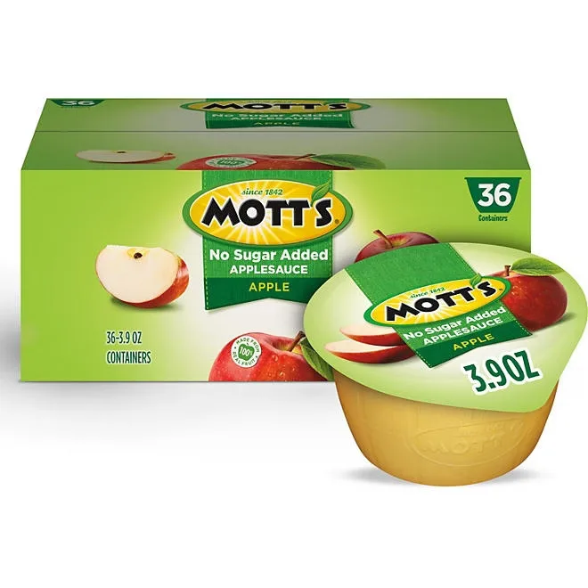 Mott's Natural Applesauce, 36 ct. 2