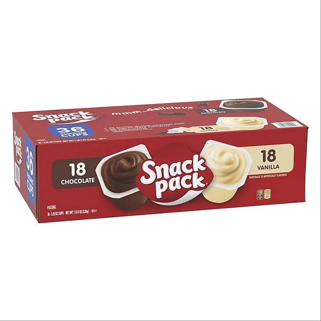 Snack Pack Pudding Variety Pack, 3.25 oz., 36 pk. 3