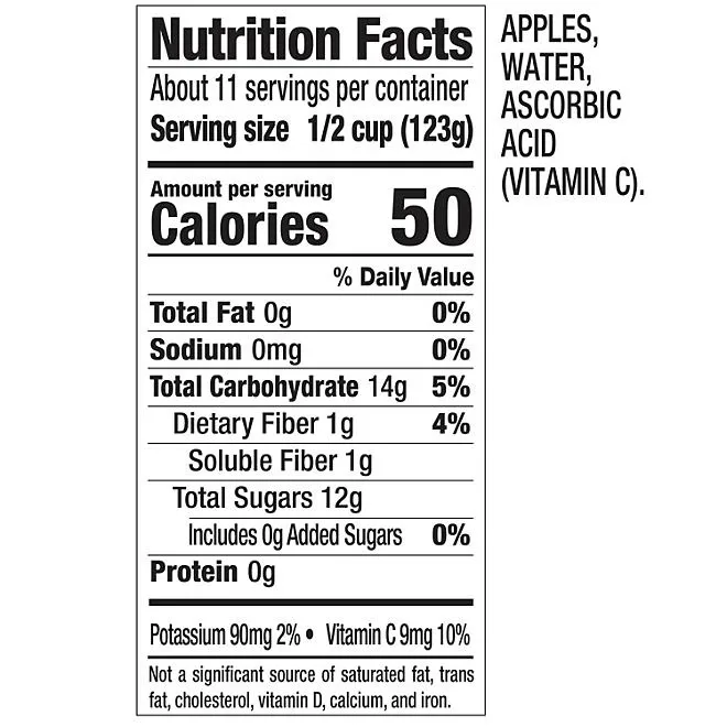 Mott's No Sugar Added Applesauce, 46 oz., 3 pk. 3