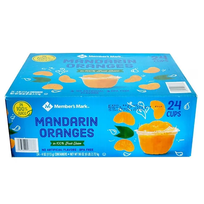 Member's Mark Mandarin Oranges 4 oz., 24 ct. 3