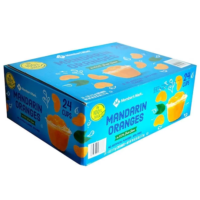 Member's Mark Mandarin Oranges 4 oz., 24 ct. 2