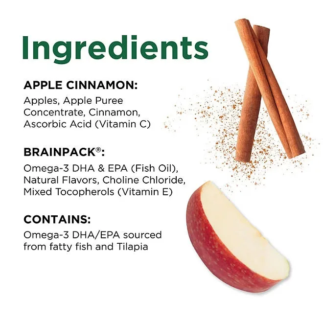 Brainiac Cinnamon Applesauce, 3.2 oz., 24 pk. 4
