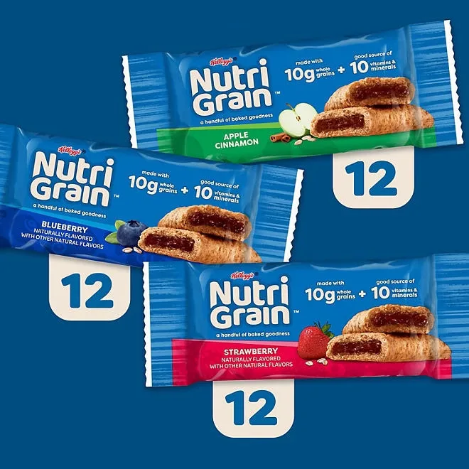 Nutri-Grain Bars Variety Pack, 1.3 oz., 36 pk. 4