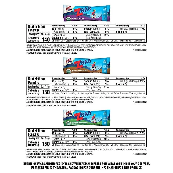CLIF Kid ZBar, 1.27 oz., 36 ct. 3