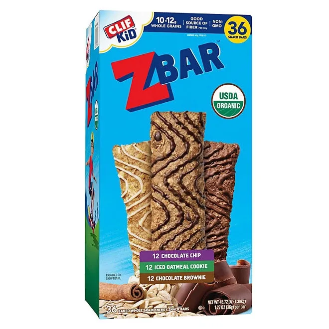 CLIF Kid ZBar, 1.27 oz., 36 ct. 2
