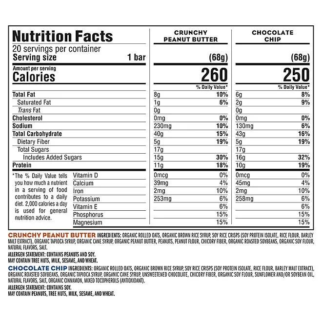CLIF Bar Variety Pack, 2.4 oz, 20 ct. 3