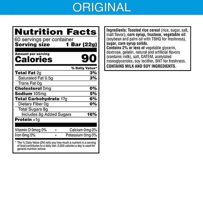 Rice Krispies Treats, Original, 0.8 oz., 60 ct. 3