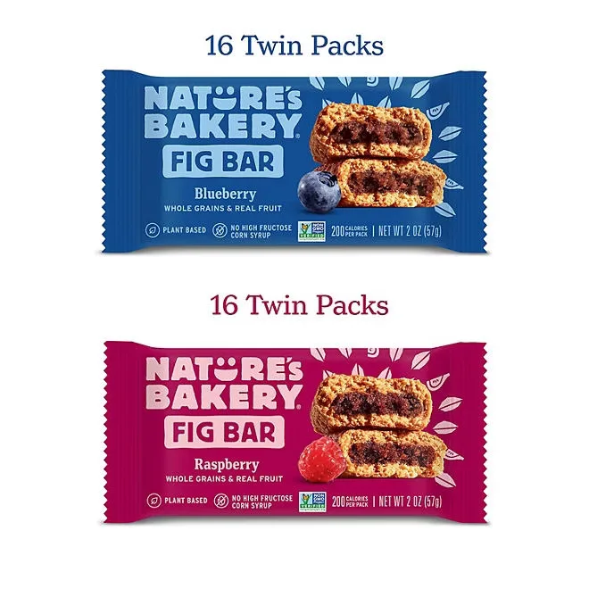 Nature's Bakery Fig Bars, Variety Pack, 2 oz., 32 ct. 3