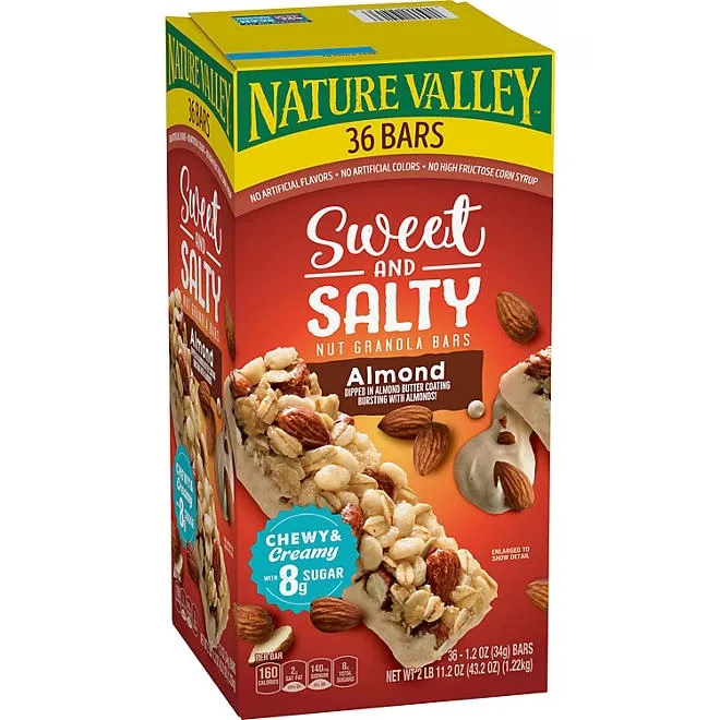Nature Valley Sweet and Salty Nut Almond Granola Bars, 36 ct. 3