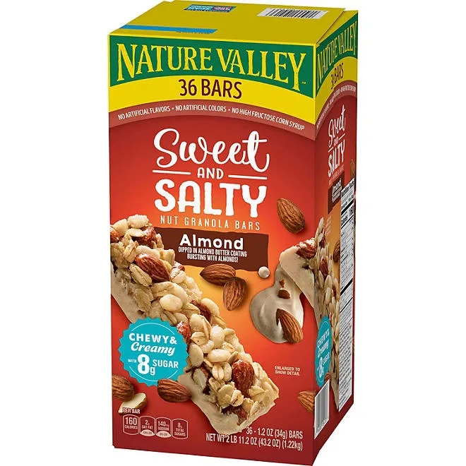 Nature Valley Sweet and Salty Nut Almond Granola Bars, 36 ct. 4