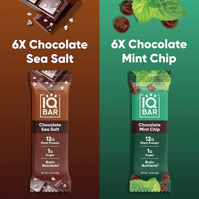 IQBAR Protein Bar Variety Pack, 12 ct. 4