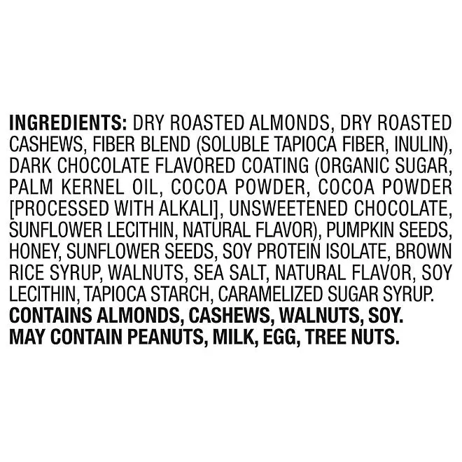 Member's Mark The Better Nut Bar, Dark Chocolate and Sea Salt, 24 ct. 5