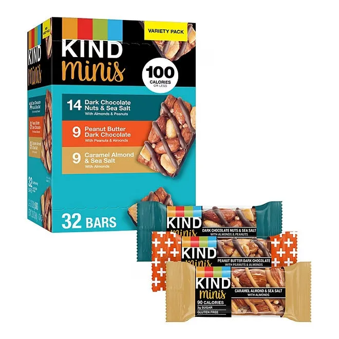 KIND Snacks Mini Nut Bar, Variety Pack, 32 ct. 5