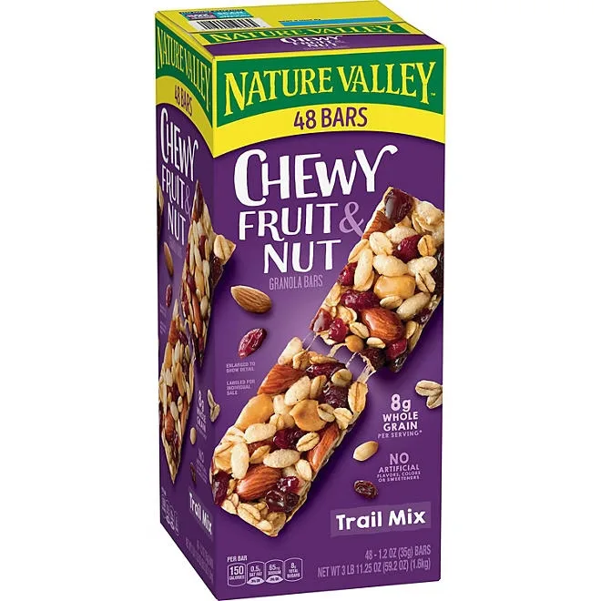 Nature Valley Chewy Trail Mix Fruit & Nut Granola Bars, 48 ct. 2