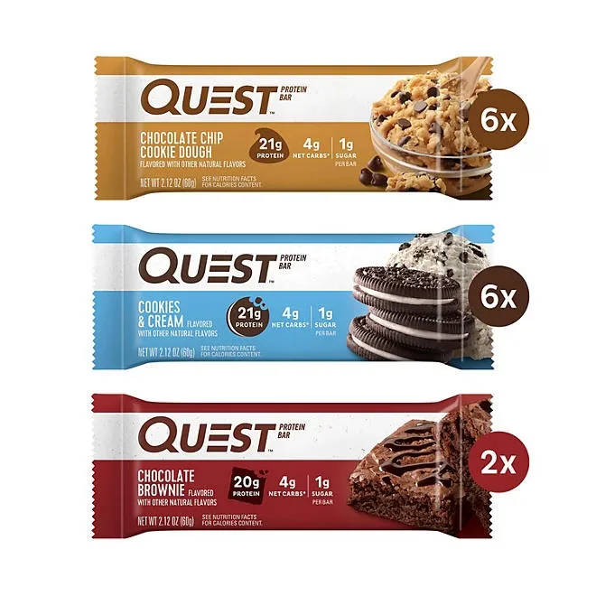 Quest Gluten Free Protein Bars Variety Pack, 14 ct. 4