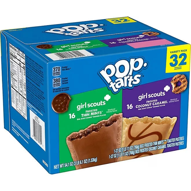 Pop Tarts Girl Scouts Variety Pack, 32 ct. 2