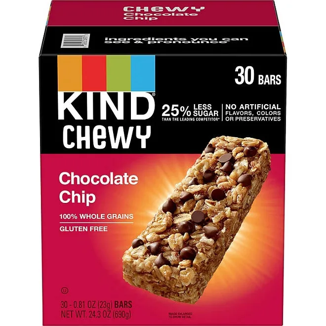 KIND Kids Chewy Chocolate Chip Granola Bars 30 ct. 2