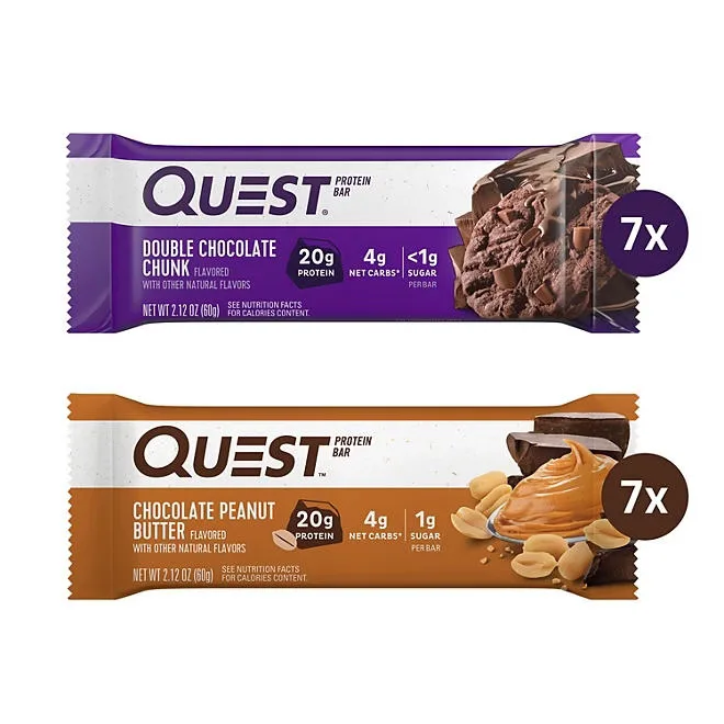 Quest Protein Bars Gluten Free, Variety Pack 14 ct. 3