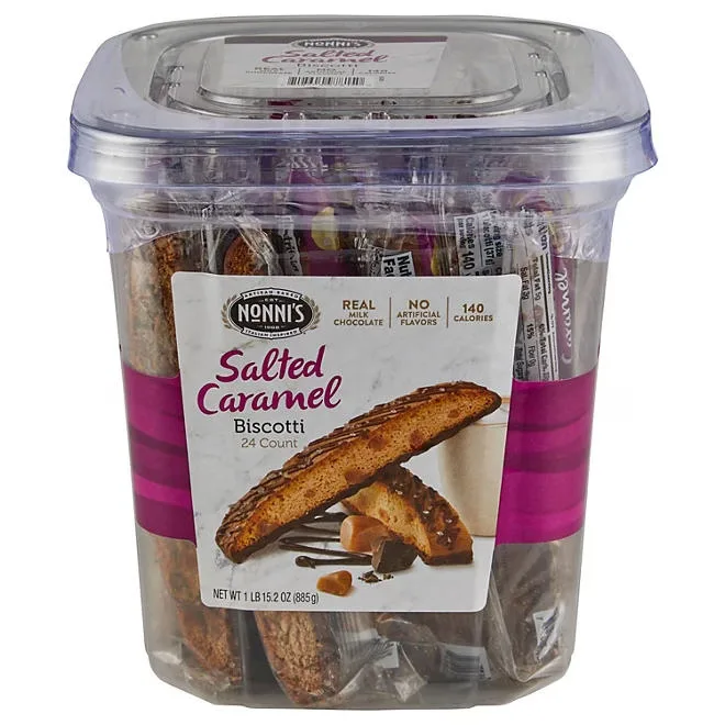 Nonni's Salted Caramel Biscotti 24 ct. 2