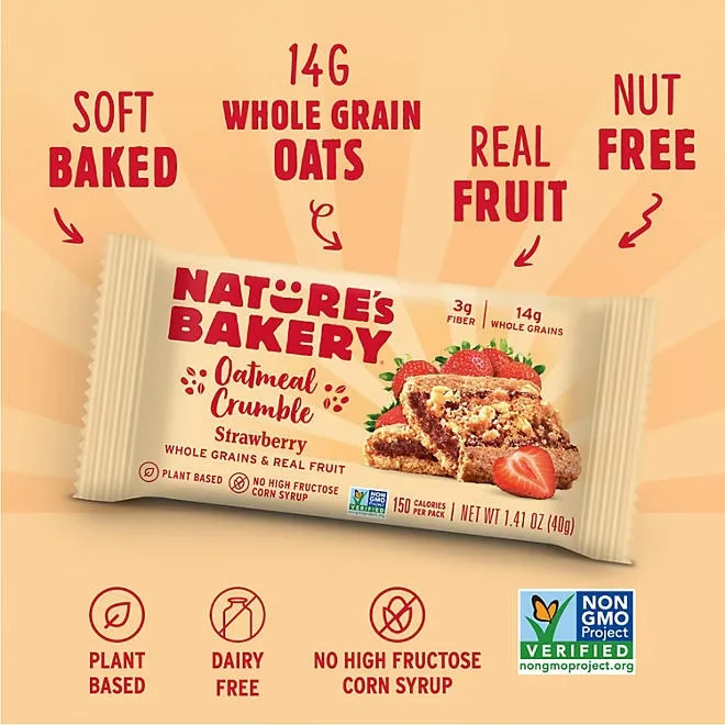 Nature's Bakery Oatmeal Crumble Strawberry, 2 oz., 20 ct. 5