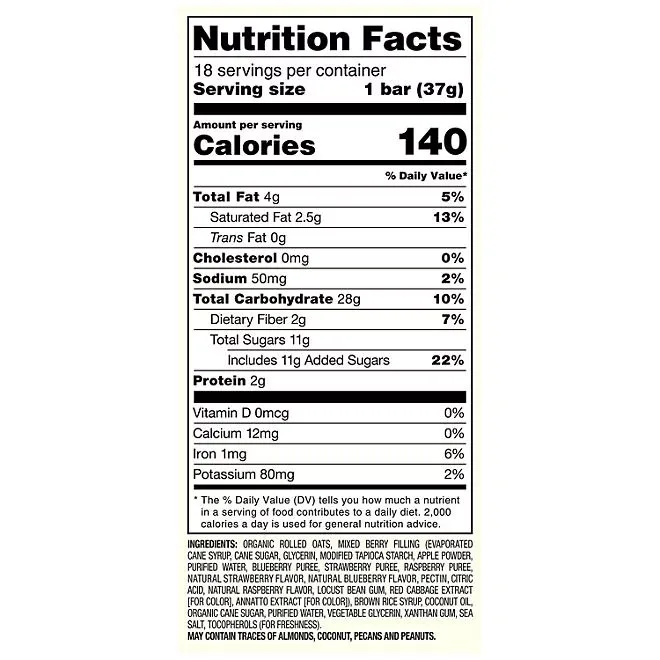 Member's Mark Mixed Berry Oat Bites, 18 pk. 4