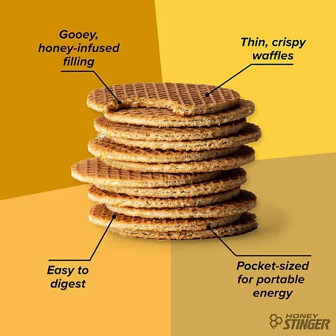 Honey Stinger Organic Energy Waffle, Honey, 12 ct. 5