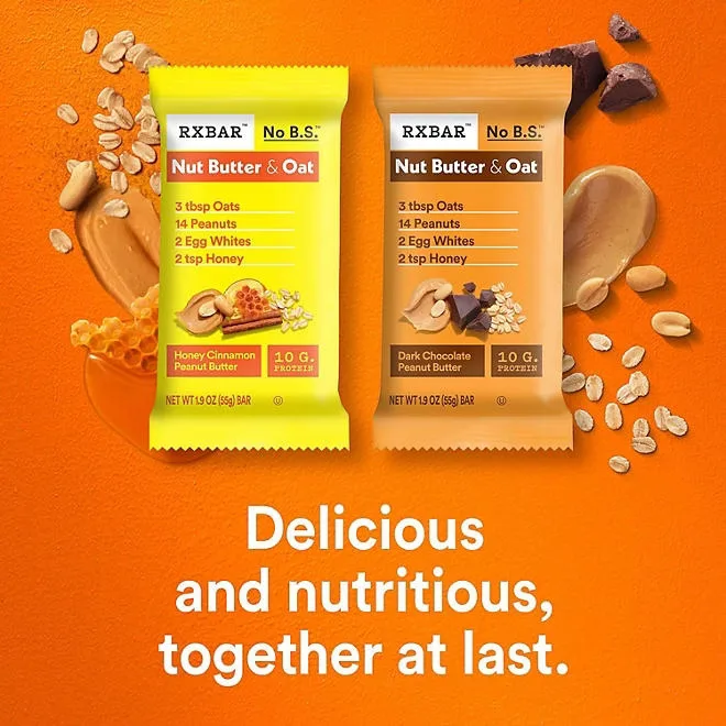 RXBAR Nut Butter & Oat Bar Variety Pack, 1.9 oz. 14 ct. 5