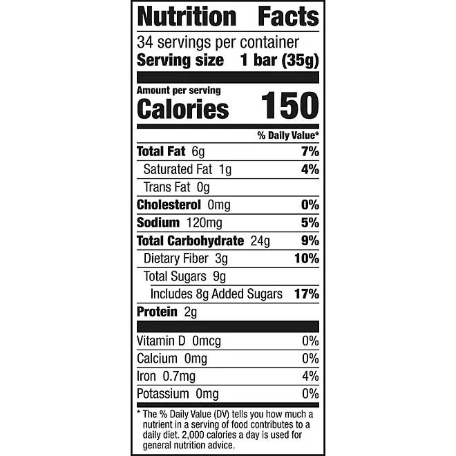 Nature Valley Soft Baked Oatmeal Squares Cinnamon Brown Sugar, 34 ct. 3