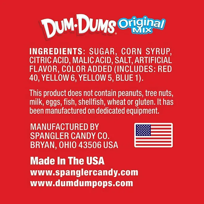 Dum Dum Original Mix Pops, 500 pcs. 4