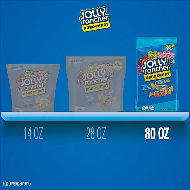 JOLLY RANCHER Assorted Fruit Flavored Hard Candy, 5 lbs. 5