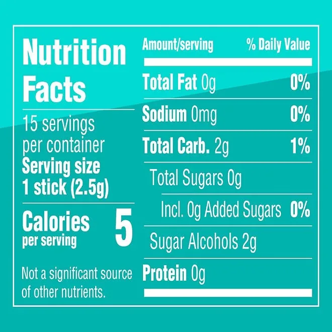 Extra Polar Ice Sugar Free Chewing Gum, 15 pcs., 10 pk. 3